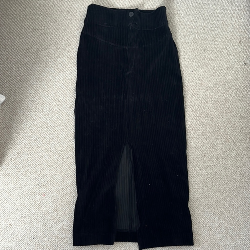 Free people black skirt